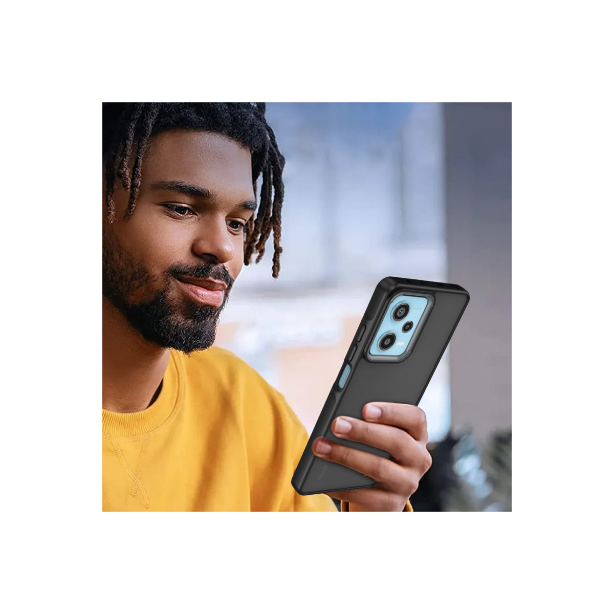 Newface Xiaomi Redmi Note 12 4G Kılıf Elegant Kapak - Siyah — görsel 11
