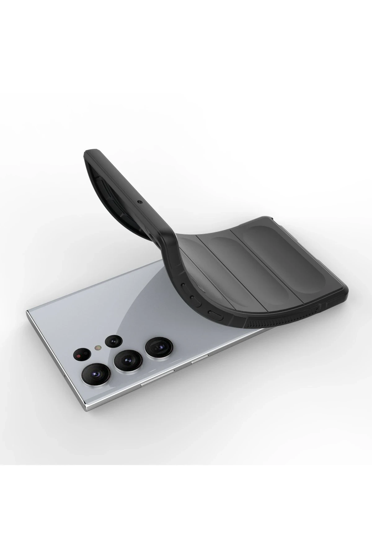 Newface Samsung Galaxy S23 Ultra Kılıf Optimum Silikon - Siyah — görsel 4