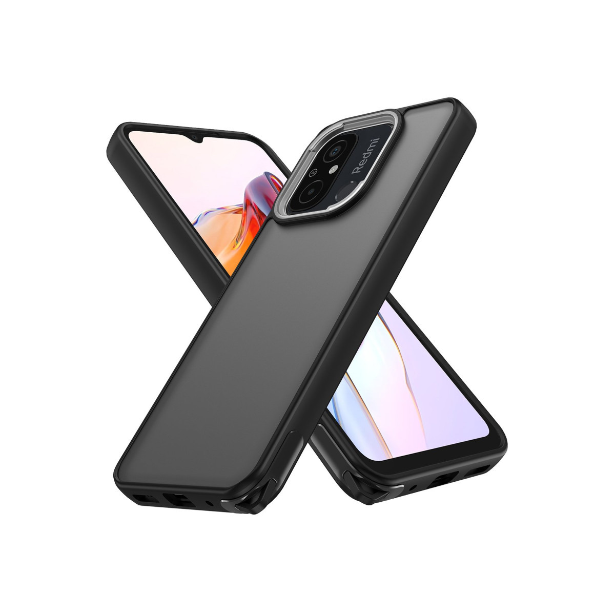 Newface Xiaomi Redmi 12C Kılıf Elegant Kapak - Siyah — görsel 11