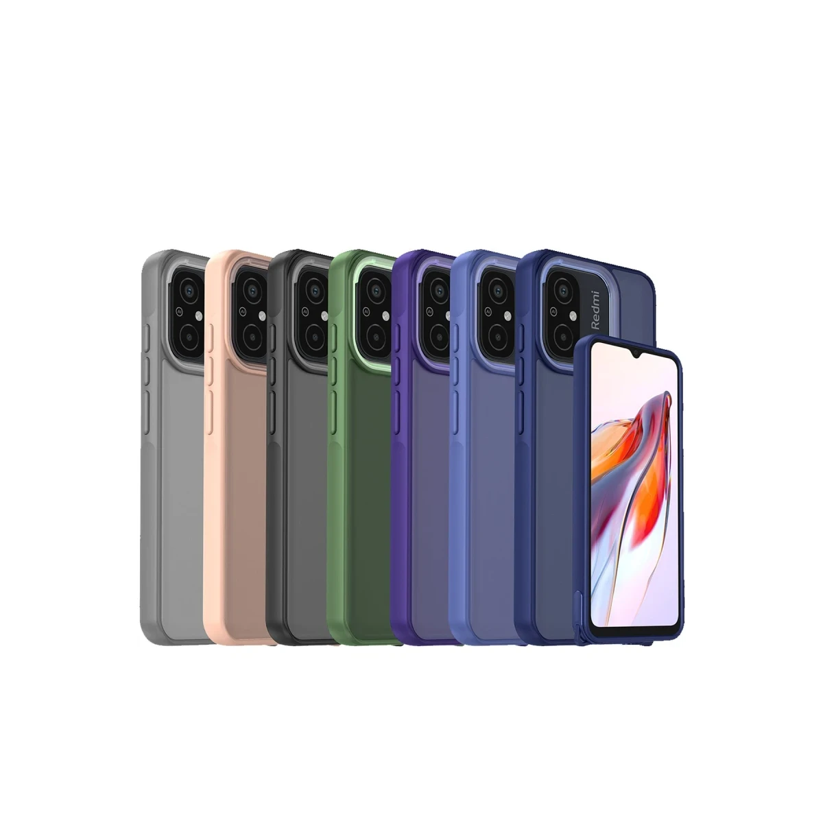 Newface Xiaomi Redmi 12C Kılıf Elegant Kapak - Siyah — görsel 7