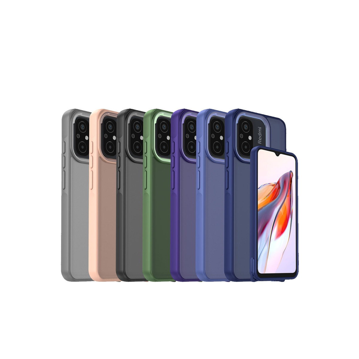 Newface Xiaomi Redmi 12C Kılıf Elegant Kapak - Siyah — görsel 12