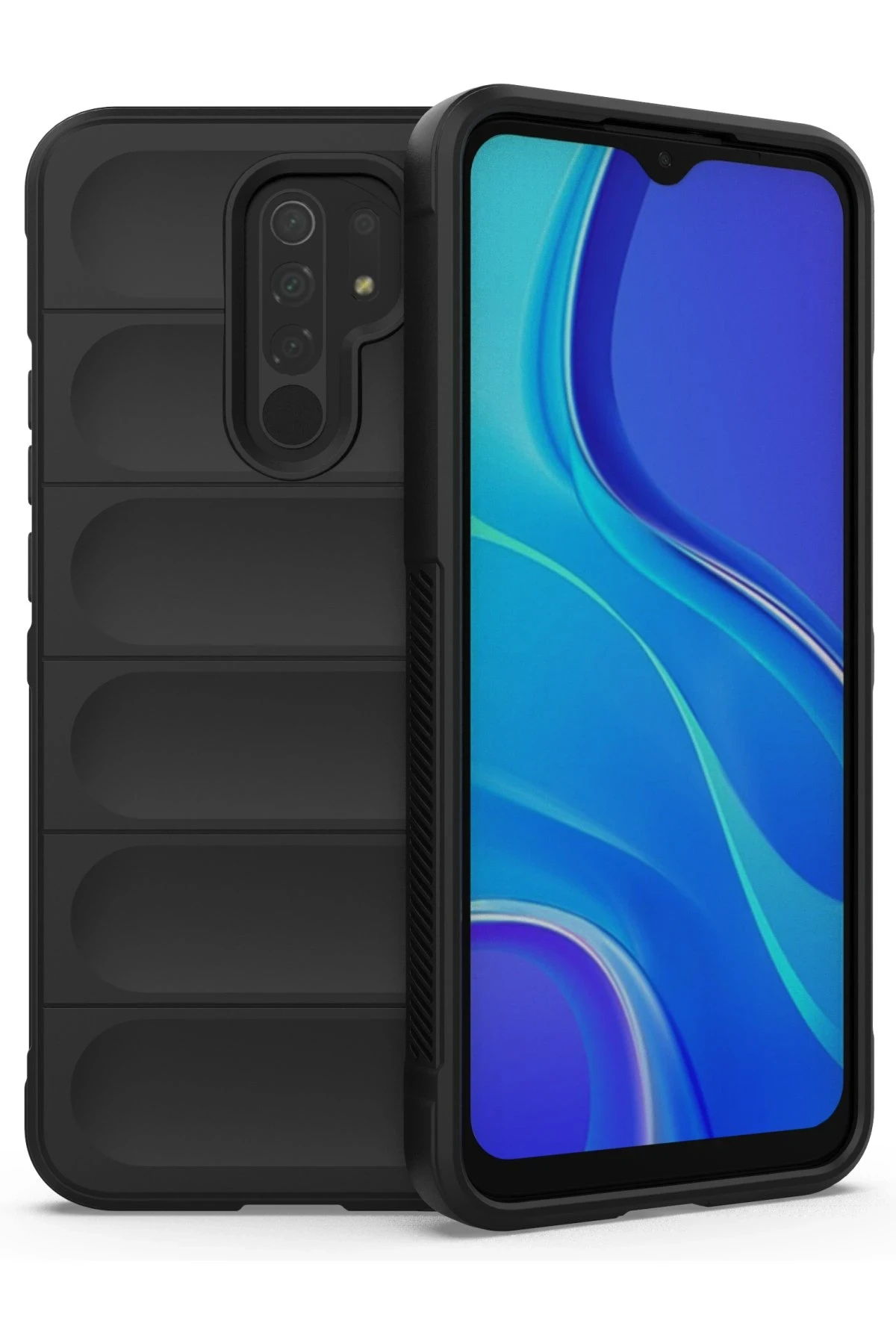 Newface Xiaomi Redmi 9 Kılıf Optimum Silikon - Siyah