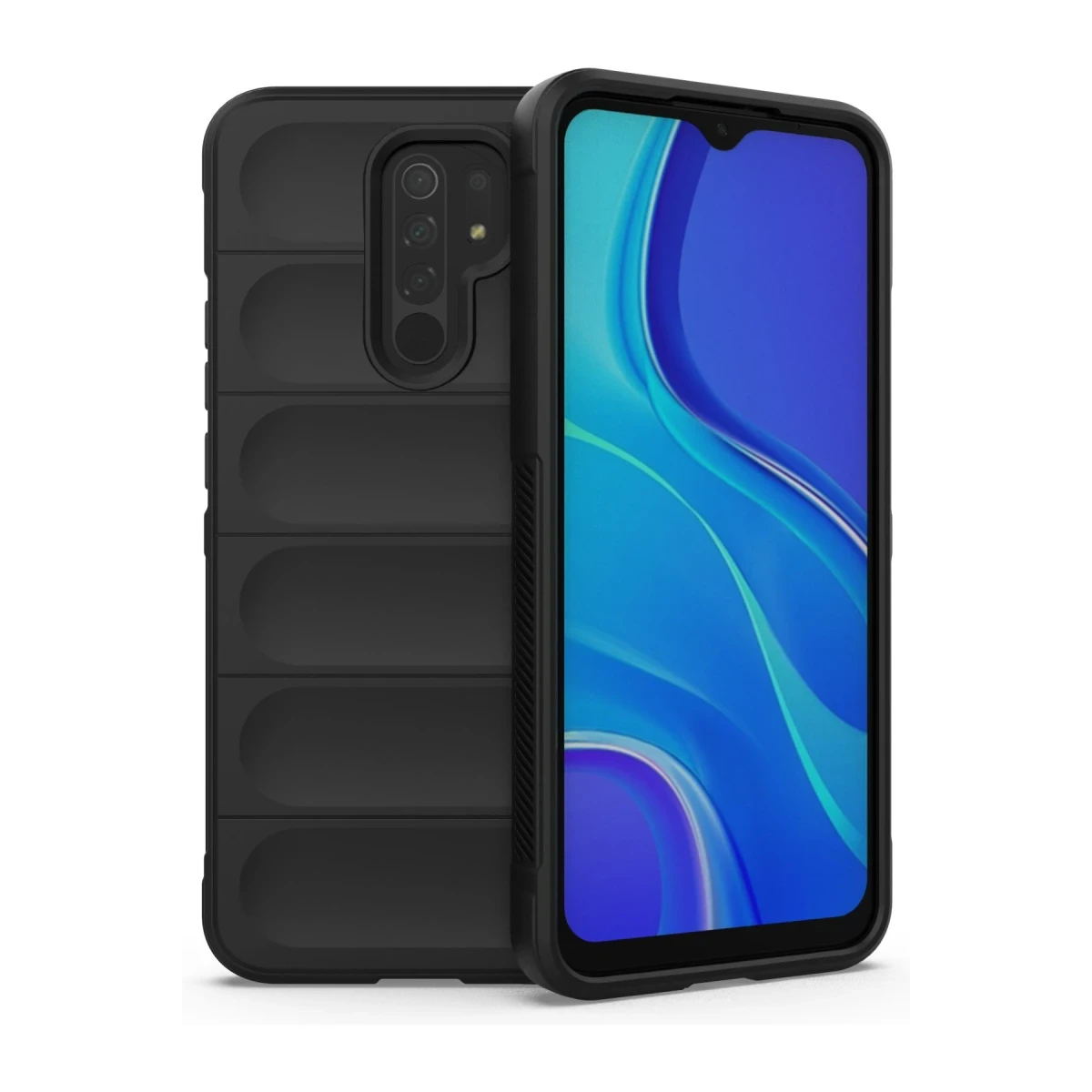 Newface Xiaomi Redmi 9 Kılıf Optimum Silikon - Siyah — görsel 5