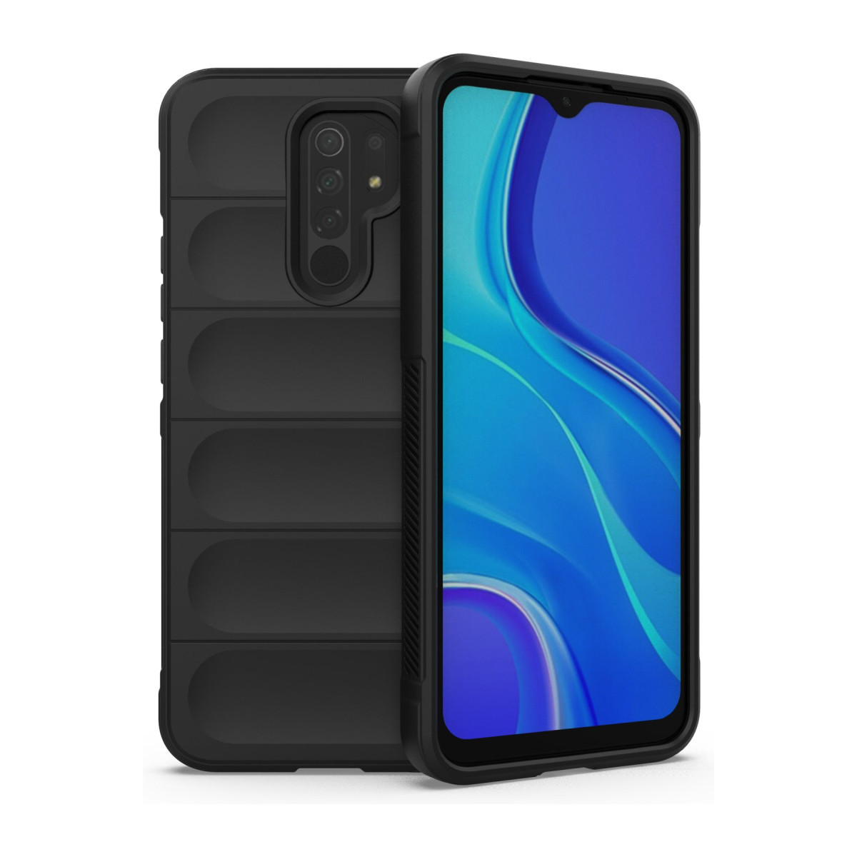 Newface Xiaomi Redmi 9 Kılıf Optimum Silikon - Siyah — görsel 9