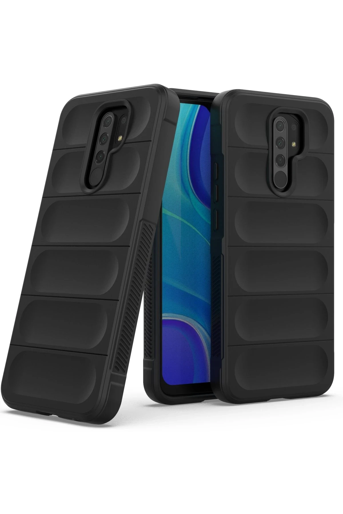 Newface Xiaomi Redmi 9 Kılıf Optimum Silikon - Siyah — görsel 2
