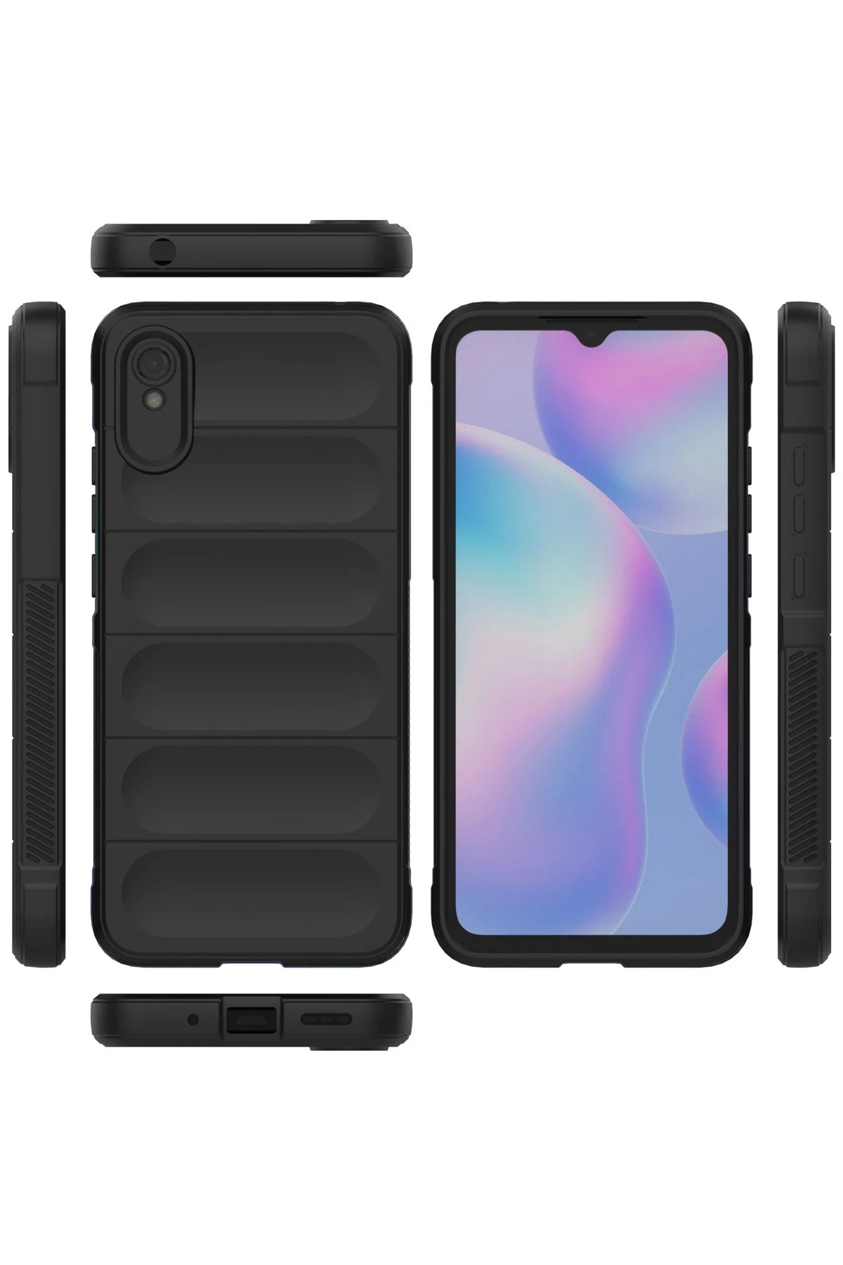 Newface Xiaomi Redmi 9A Kılıf Optimum Silikon - Siyah