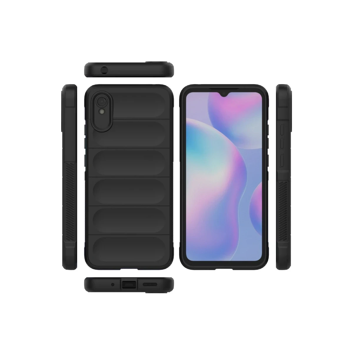 Newface Xiaomi Redmi 9A Kılıf Optimum Silikon - Siyah — görsel 7