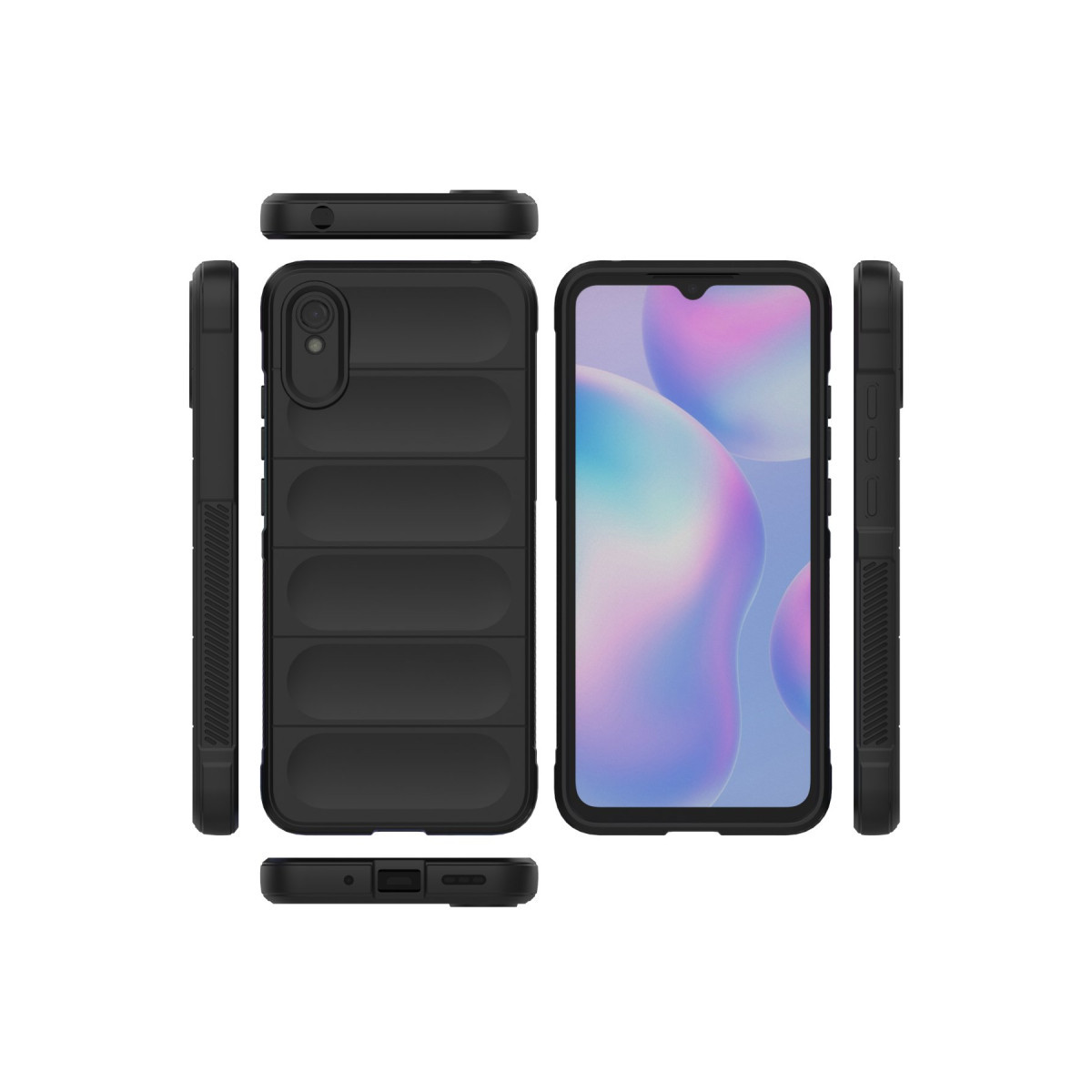 Newface Xiaomi Redmi 9A Kılıf Optimum Silikon - Siyah — görsel 11