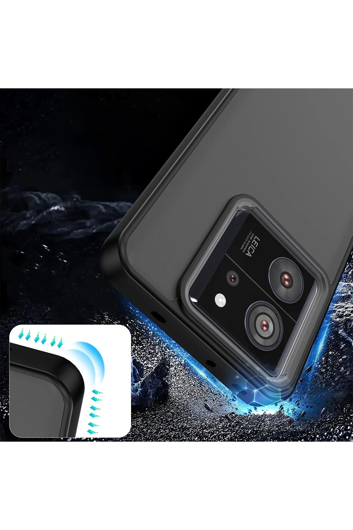 Newface Xiaomi Mi 13T Kılıf Elegant Kapak - Siyah — görsel 4