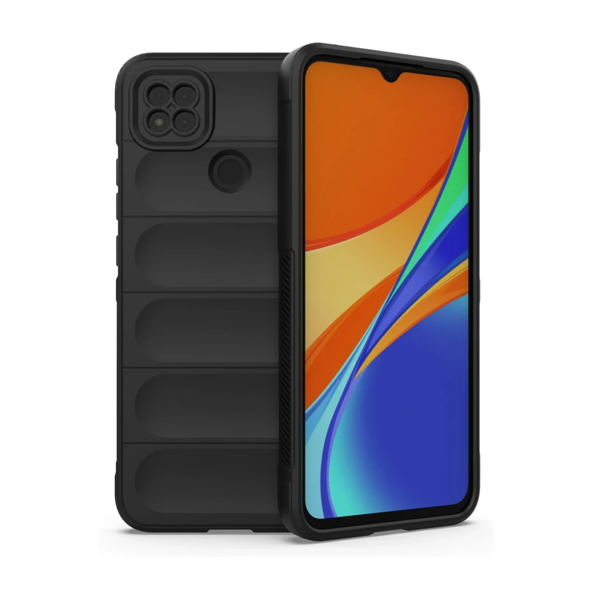 Newface Xiaomi Redmi 9C Kılıf Optimum Silikon - Siyah — görsel 5