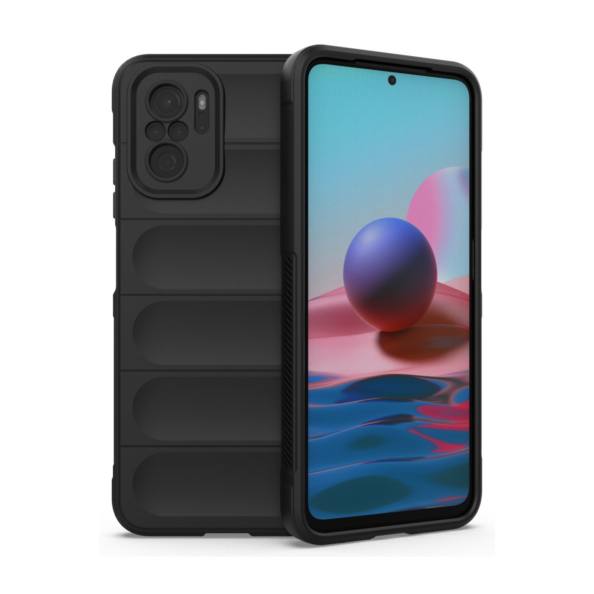 Newface Xiaomi Redmi Note 10 Kılıf Optimum Silikon - Siyah — görsel 9