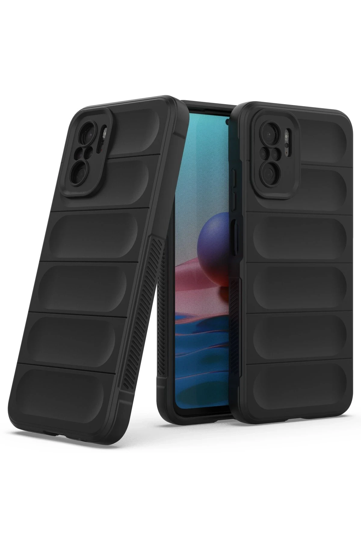 Newface Xiaomi Redmi Note 10 Kılıf Optimum Silikon - Siyah — görsel 2