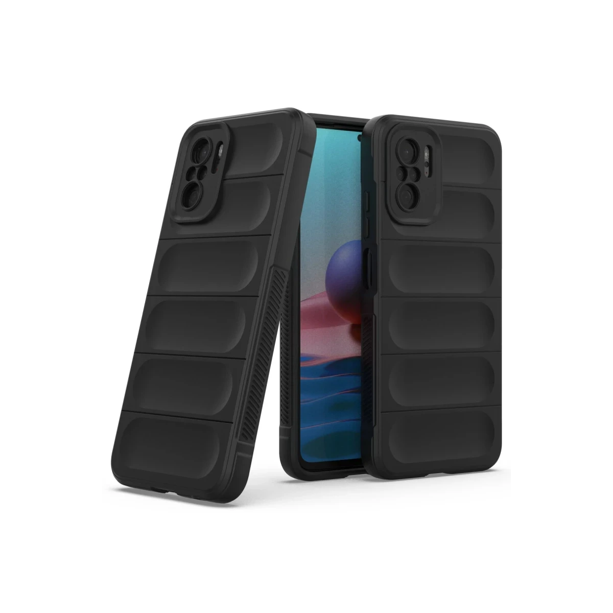 Newface Xiaomi Redmi Note 10 Kılıf Optimum Silikon - Siyah — görsel 6