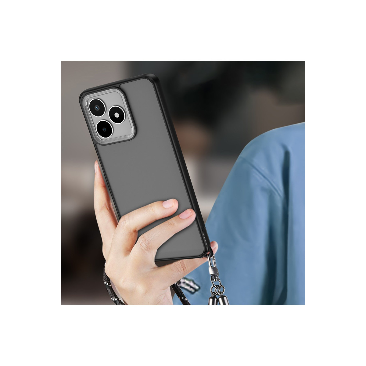 Newface Realme C53 Kılıf Elegant Kapak - Siyah — görsel 10