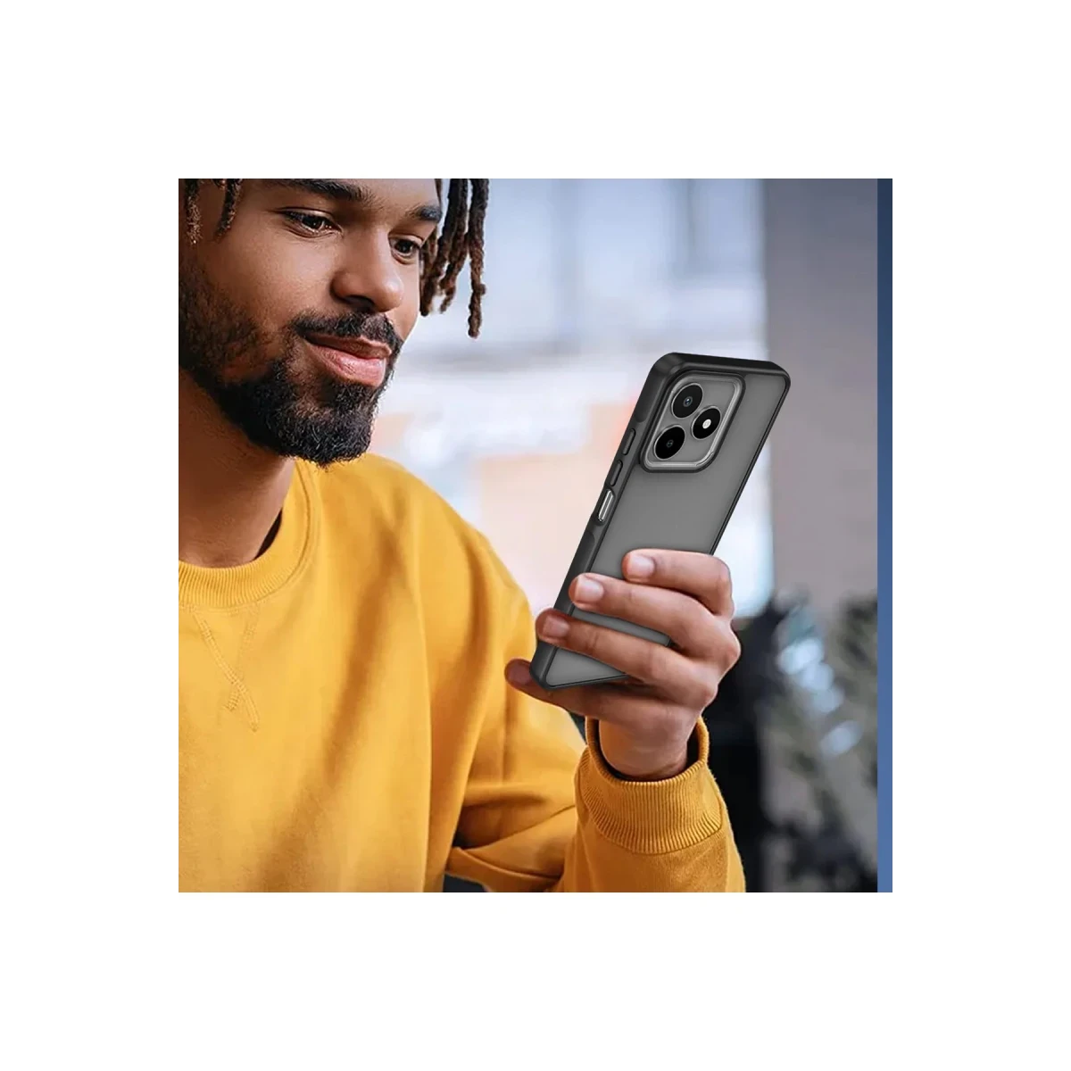 Newface Realme C53 Kılıf Elegant Kapak - Siyah — görsel 7