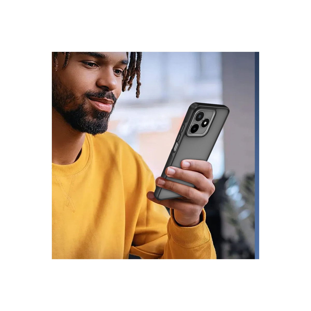 Newface Realme C53 Kılıf Elegant Kapak - Siyah — görsel 11