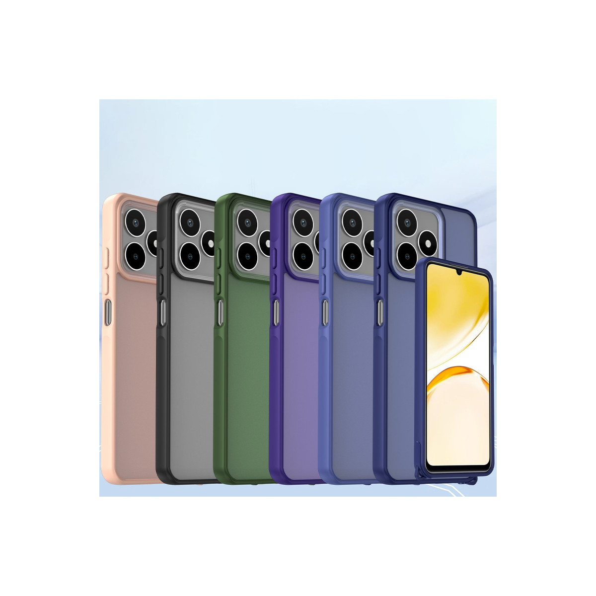 Newface Realme C53 Kılıf Elegant Kapak - Siyah — görsel 12