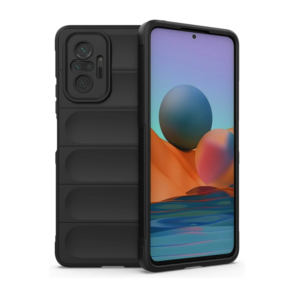 Newface Xiaomi Redmi Note 10 Pro Kılıf Optimum Silikon - Siyah — görsel 5