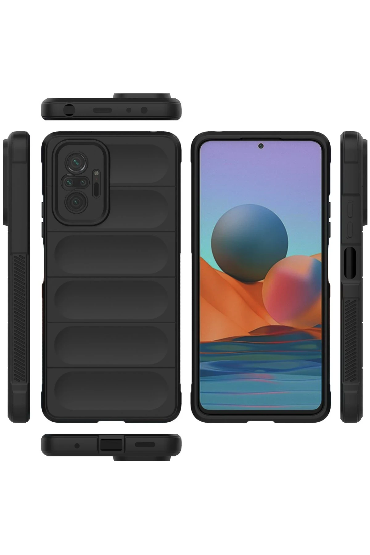 Newface Xiaomi Redmi Note 10 Pro Kılıf Optimum Silikon - Siyah — görsel 3
