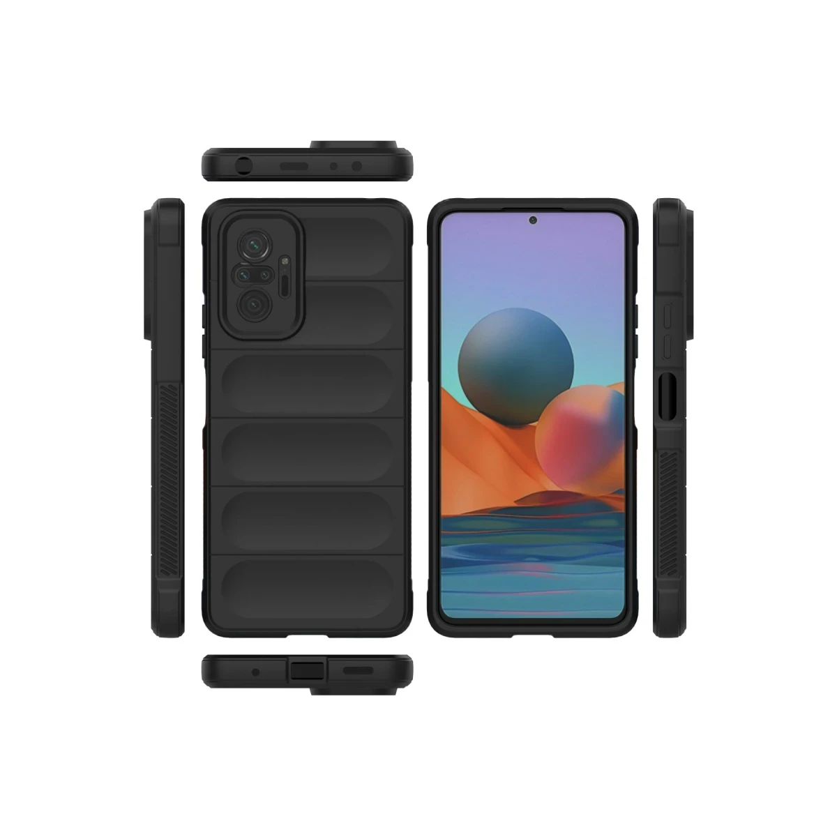 Newface Xiaomi Redmi Note 10 Pro Kılıf Optimum Silikon - Siyah — görsel 7