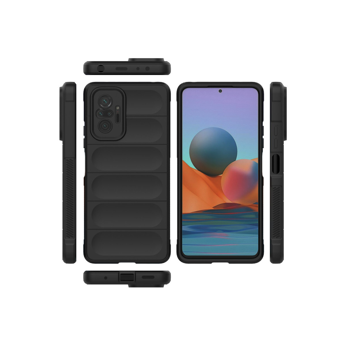 Newface Xiaomi Redmi Note 10 Pro Kılıf Optimum Silikon - Siyah — görsel 11