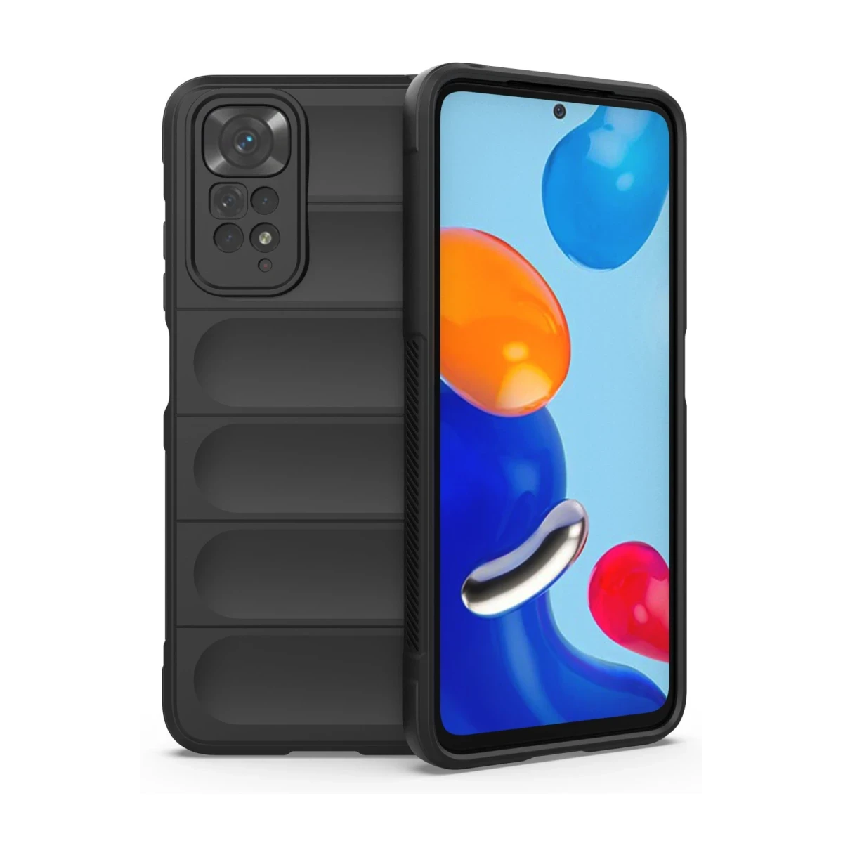 Newface Xiaomi Redmi Note 11 Kılıf Optimum Silikon - Siyah — görsel 5