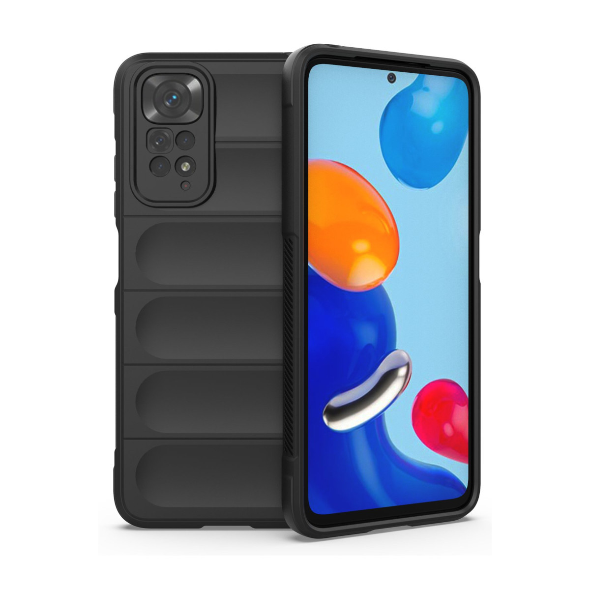 Newface Xiaomi Redmi Note 11 Kılıf Optimum Silikon - Siyah — görsel 9