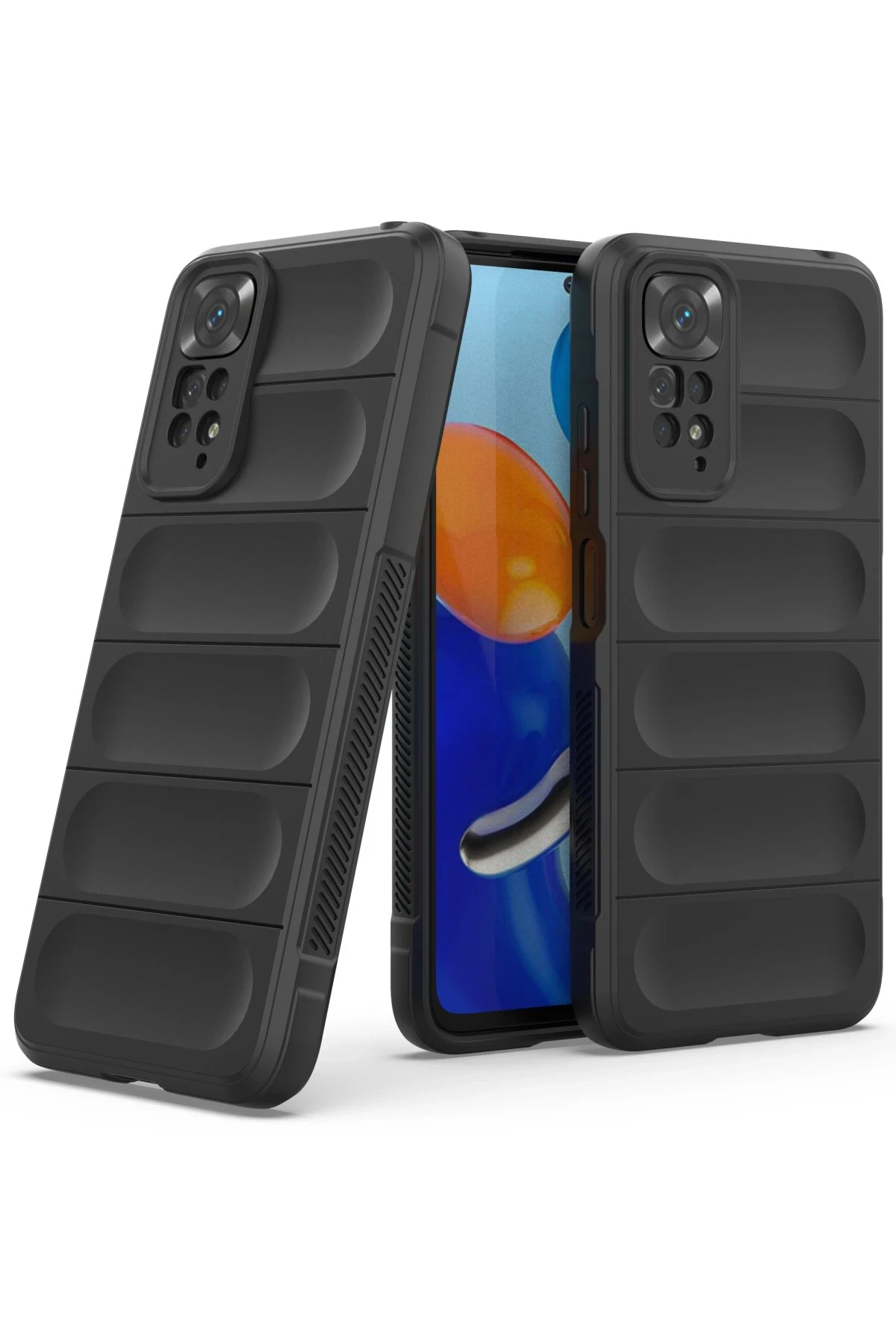Newface Xiaomi Redmi Note 11 Kılıf Optimum Silikon - Siyah — görsel 2