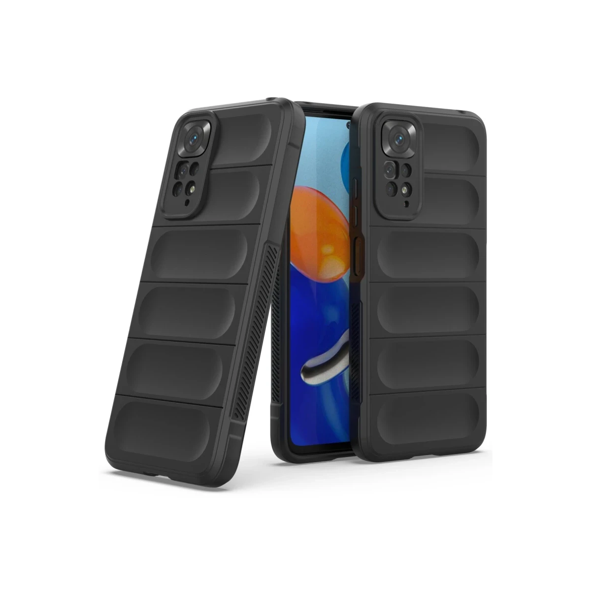 Newface Xiaomi Redmi Note 11 Kılıf Optimum Silikon - Siyah — görsel 6