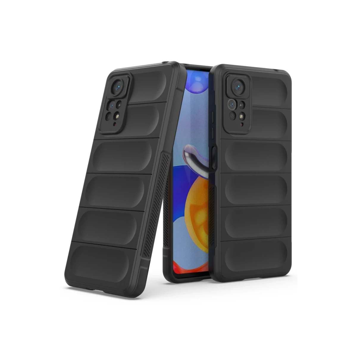 Newface Xiaomi Redmi Note 11 Pro Kılıf Optimum Silikon - Siyah — görsel 6