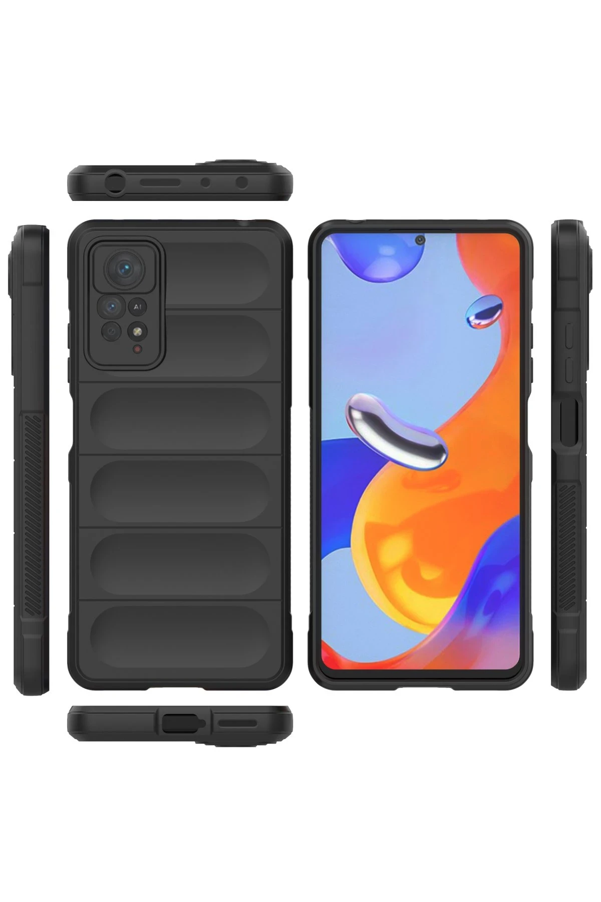 Newface Xiaomi Redmi Note 11 Pro Kılıf Optimum Silikon - Siyah — görsel 3