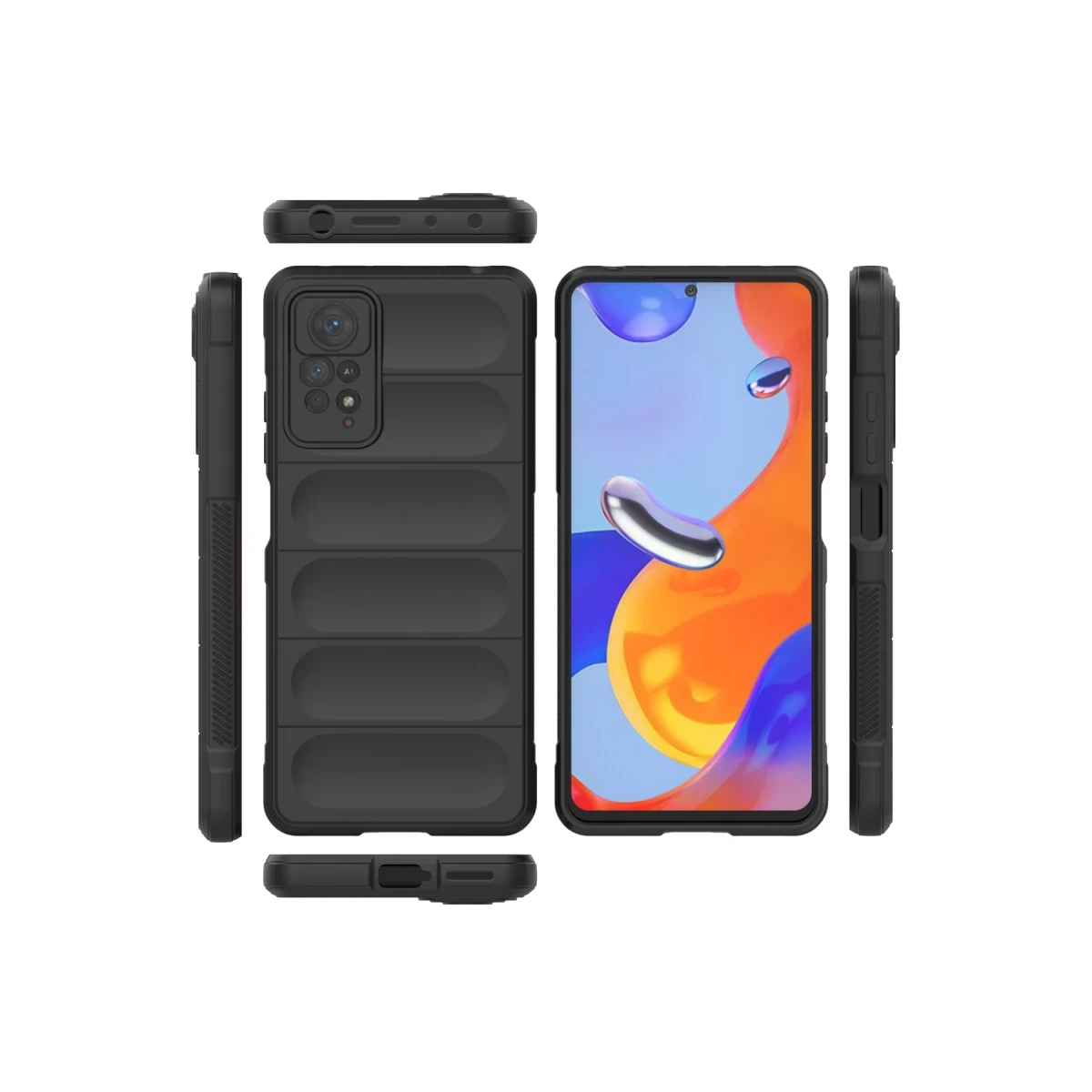 Newface Xiaomi Redmi Note 11 Pro Kılıf Optimum Silikon - Siyah — görsel 7