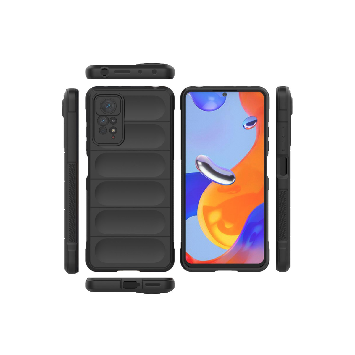 Newface Xiaomi Redmi Note 11 Pro Kılıf Optimum Silikon - Siyah — görsel 11