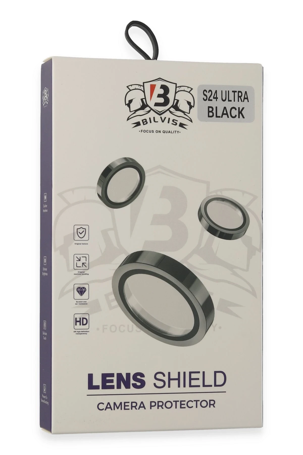 Newface Samsung Galaxy S24 Ultra Bilvis Titan Kamera Lens - Siyah