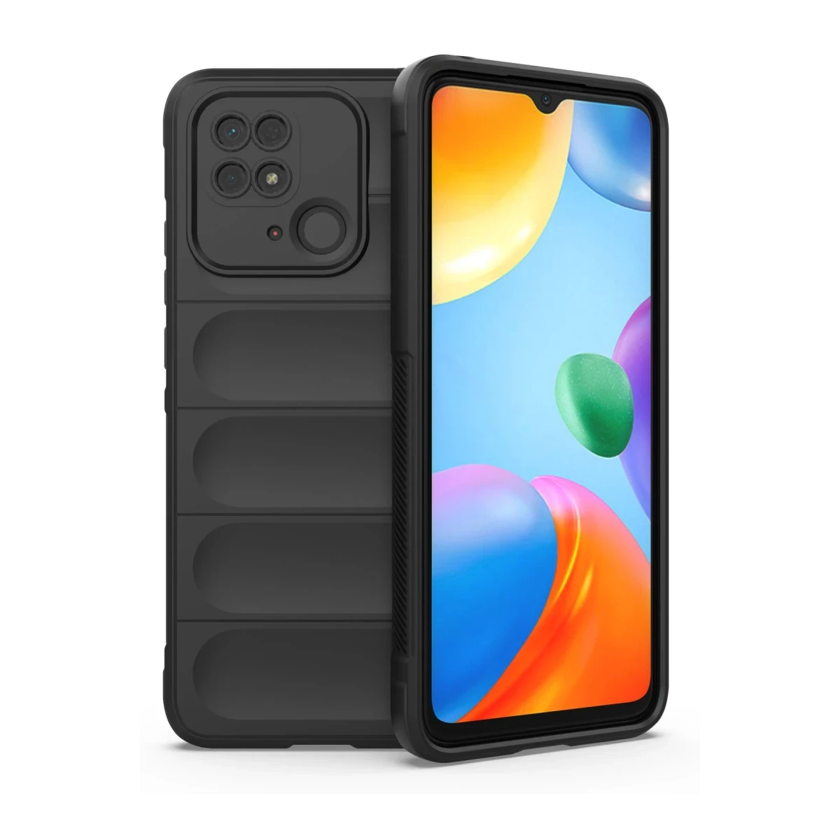 Newface Xiaomi Redmi 10C Kılıf Optimum Silikon - Siyah — görsel 5