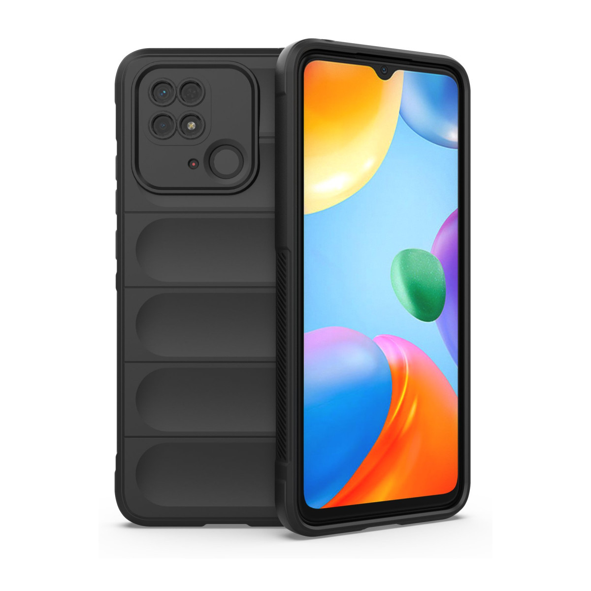 Newface Xiaomi Redmi 10C Kılıf Optimum Silikon - Siyah — görsel 9