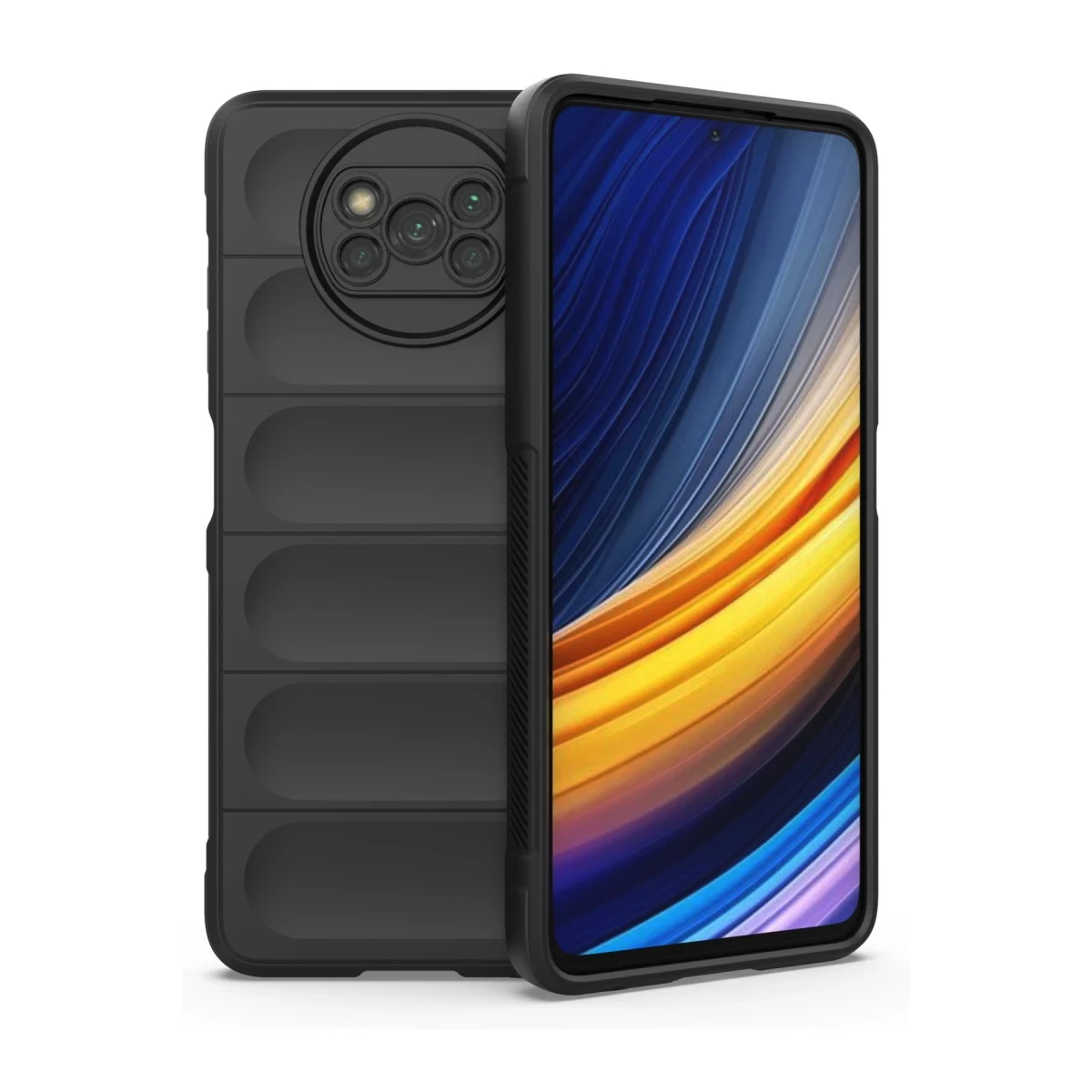 Newface Xiaomi Pocophone X3 Kılıf Optimum Silikon - Siyah — görsel 5