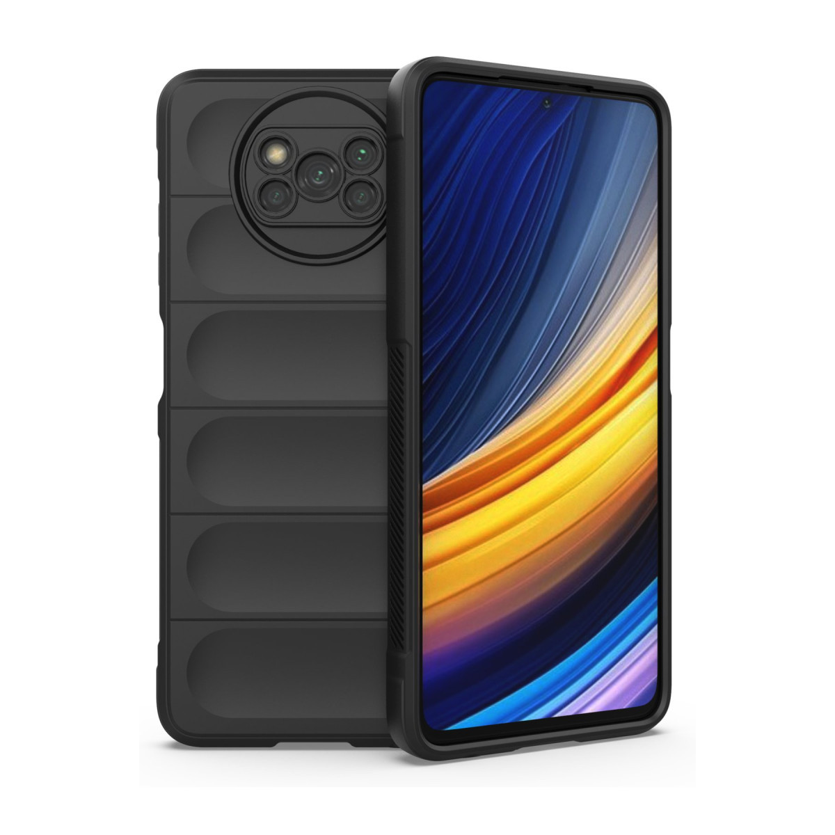 Newface Xiaomi Pocophone X3 Kılıf Optimum Silikon - Siyah — görsel 9