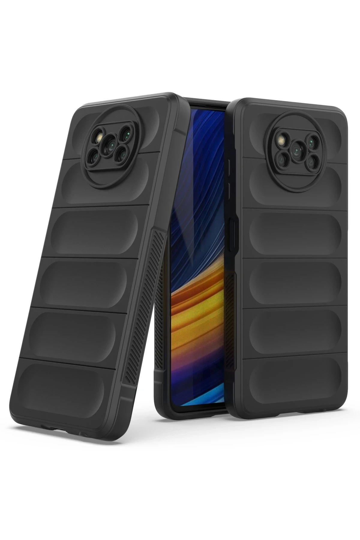 Newface Xiaomi Pocophone X3 Kılıf Optimum Silikon - Siyah — görsel 2