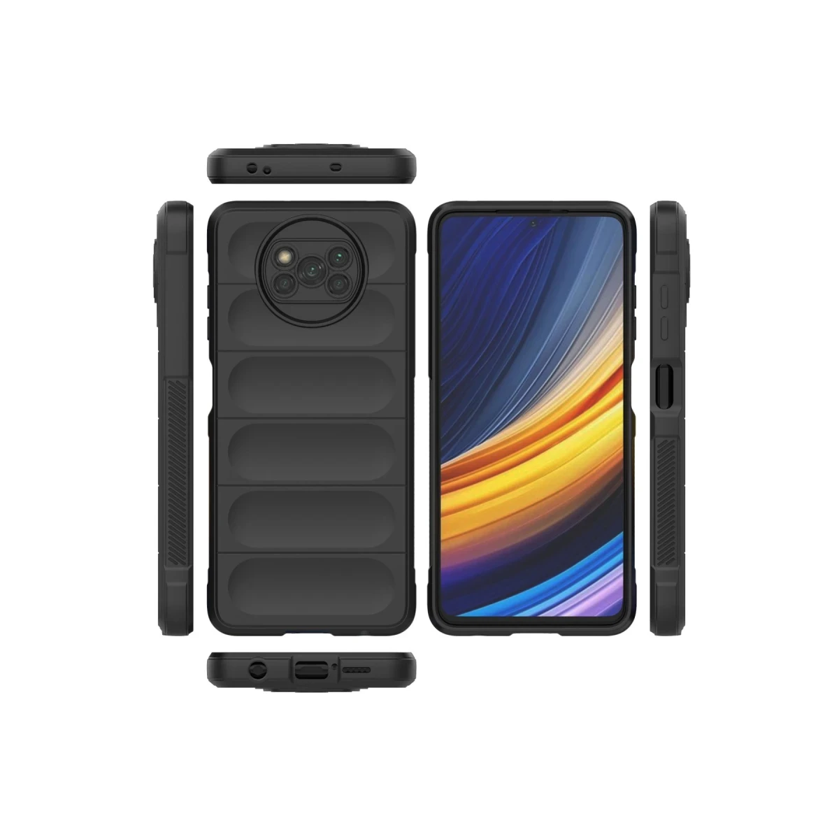 Newface Xiaomi Pocophone X3 Kılıf Optimum Silikon - Siyah — görsel 7