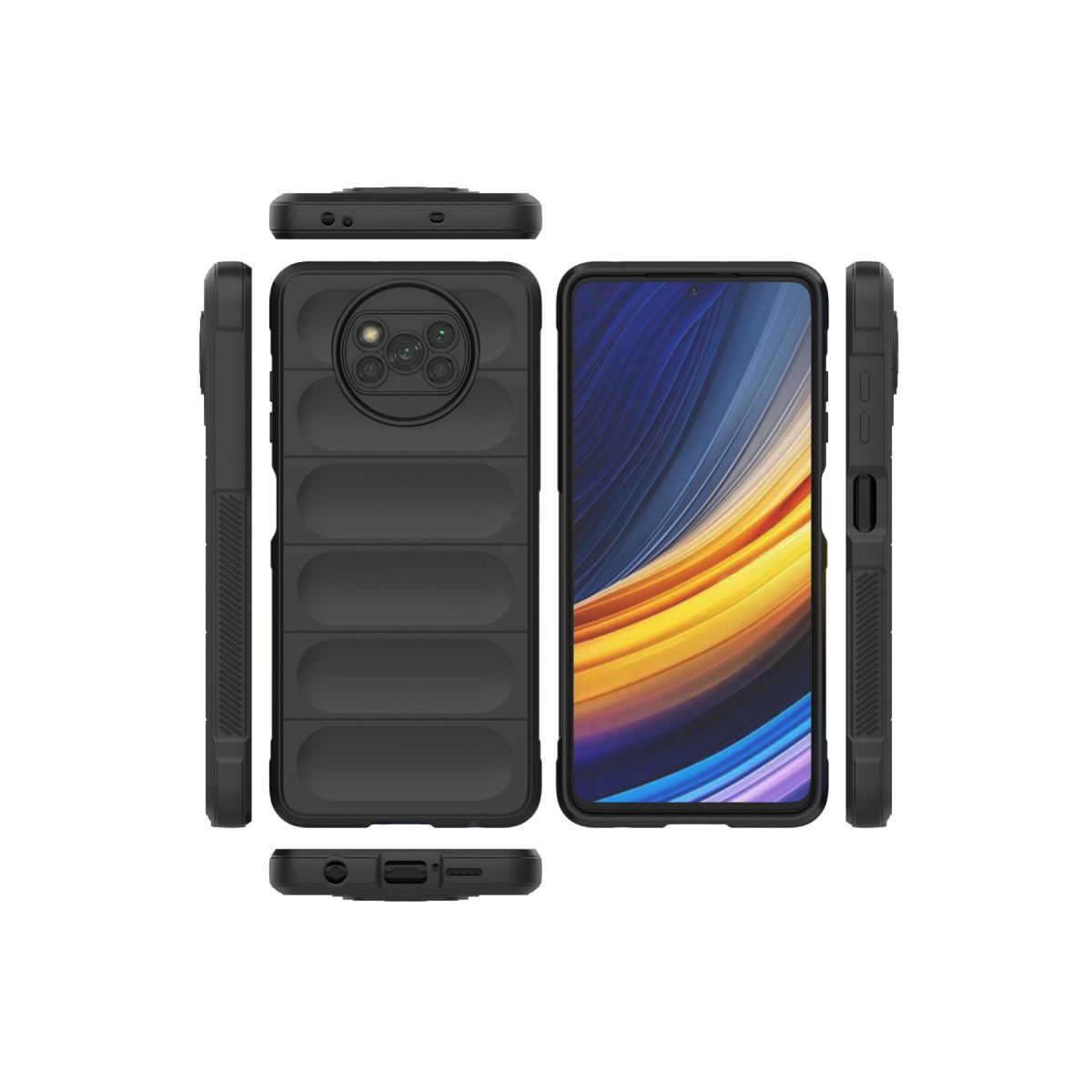 Newface Xiaomi Pocophone X3 Kılıf Optimum Silikon - Siyah — görsel 11