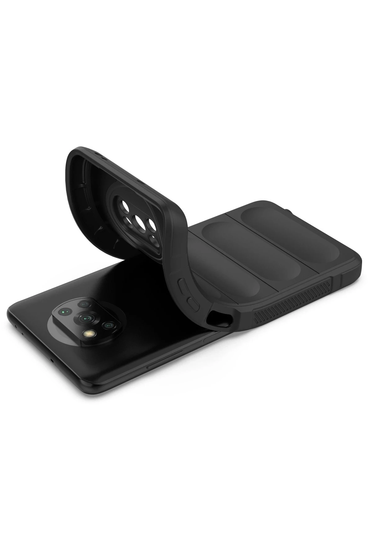 Newface Xiaomi Pocophone X3 Kılıf Optimum Silikon - Siyah — görsel 4