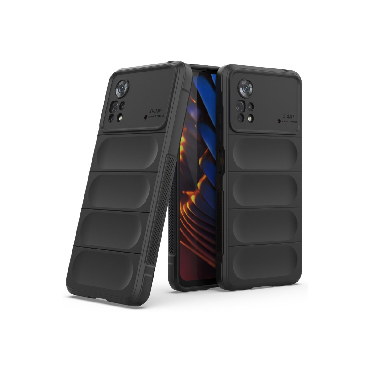 Newface Xiaomi Poco X4 Pro 5G Kılıf Optimum Silikon - Siyah — görsel 10