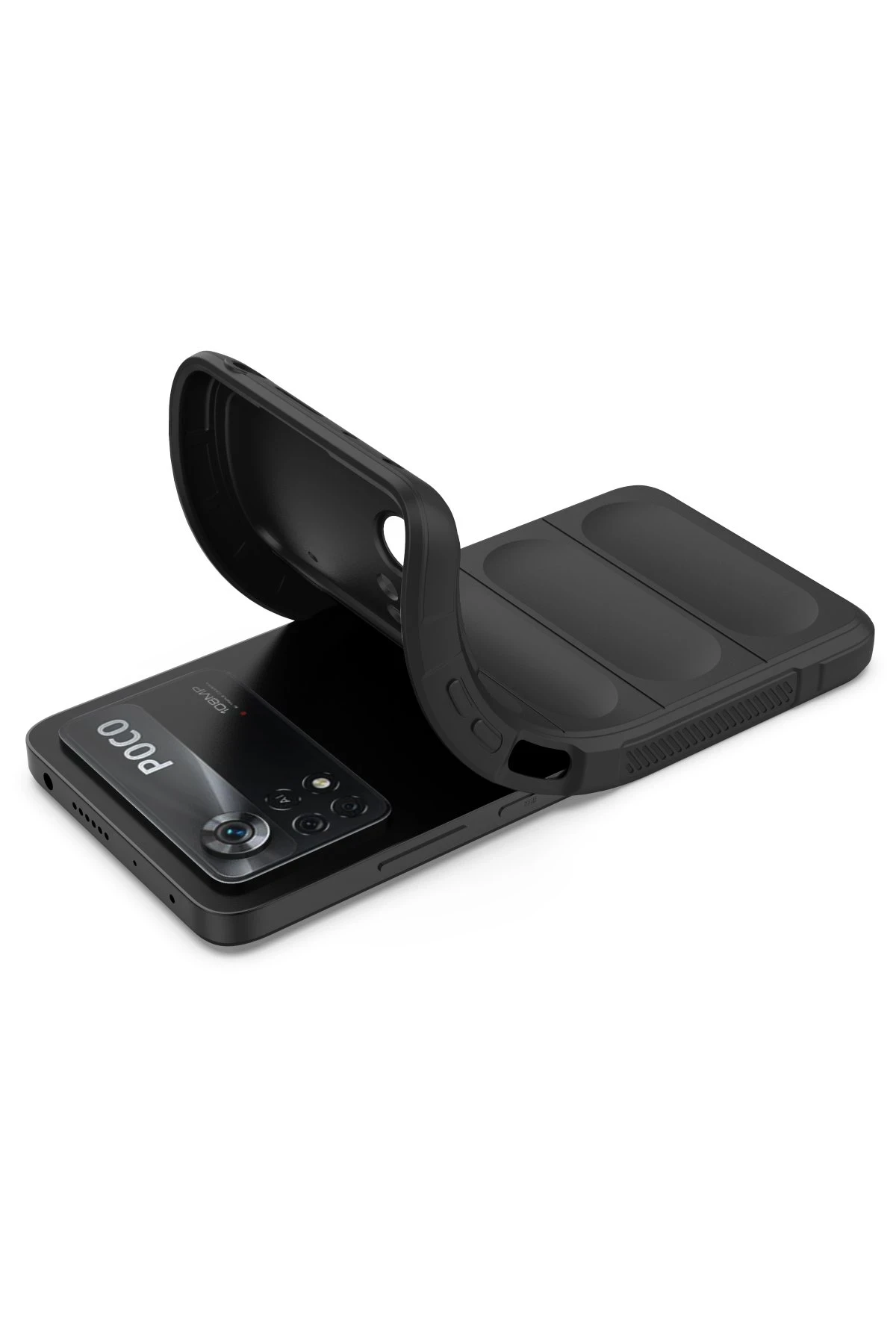 Newface Xiaomi Poco X4 Pro 5G Kılıf Optimum Silikon - Siyah