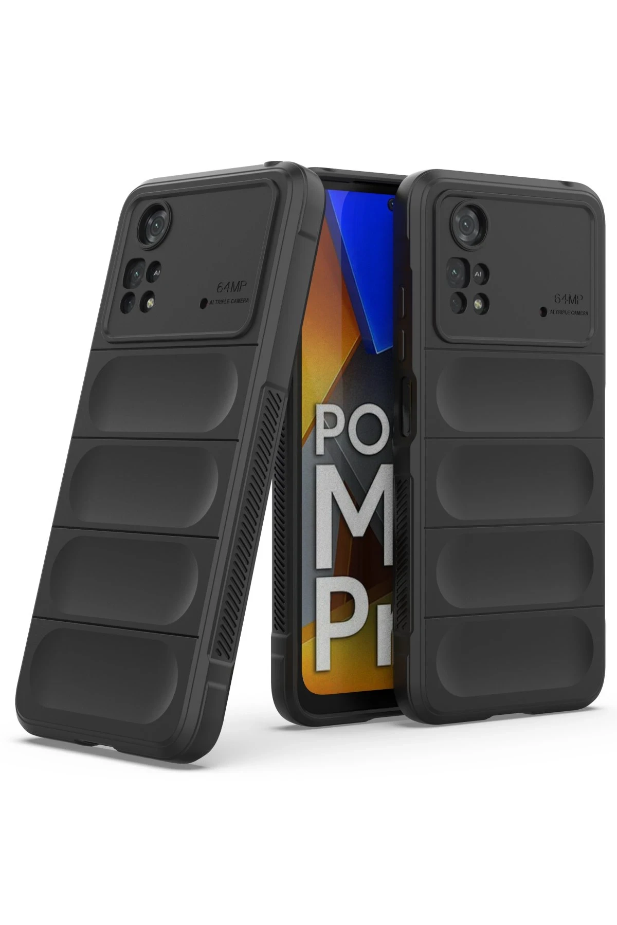 Newface Xiaomi Poco M4 Pro 4G Kılıf Optimum Silikon - Siyah