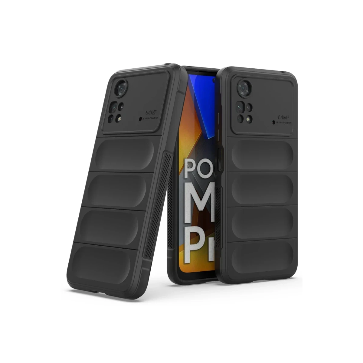 Newface Xiaomi Poco M4 Pro 4G Kılıf Optimum Silikon - Siyah — görsel 6