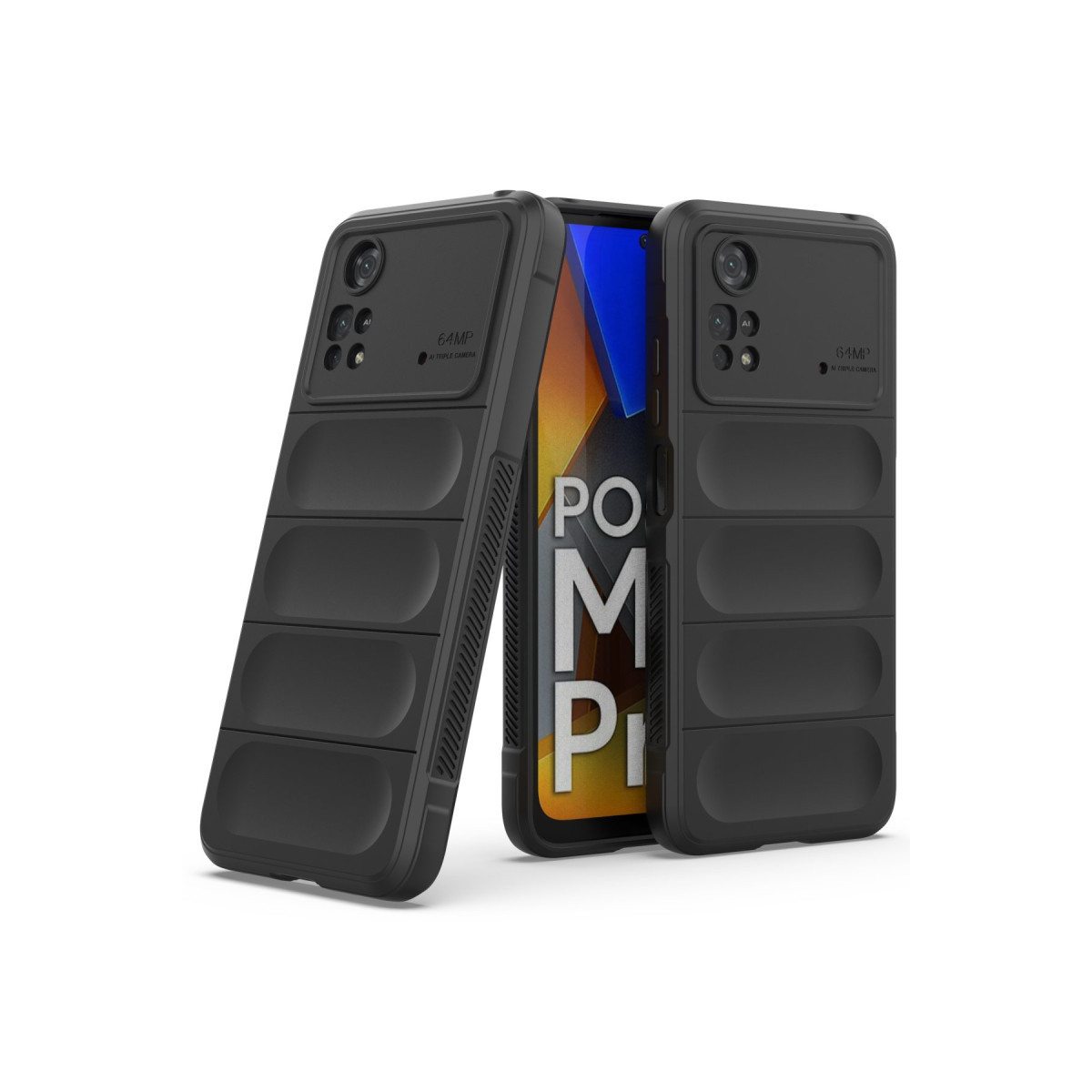 Newface Xiaomi Poco M4 Pro 4G Kılıf Optimum Silikon - Siyah — görsel 10