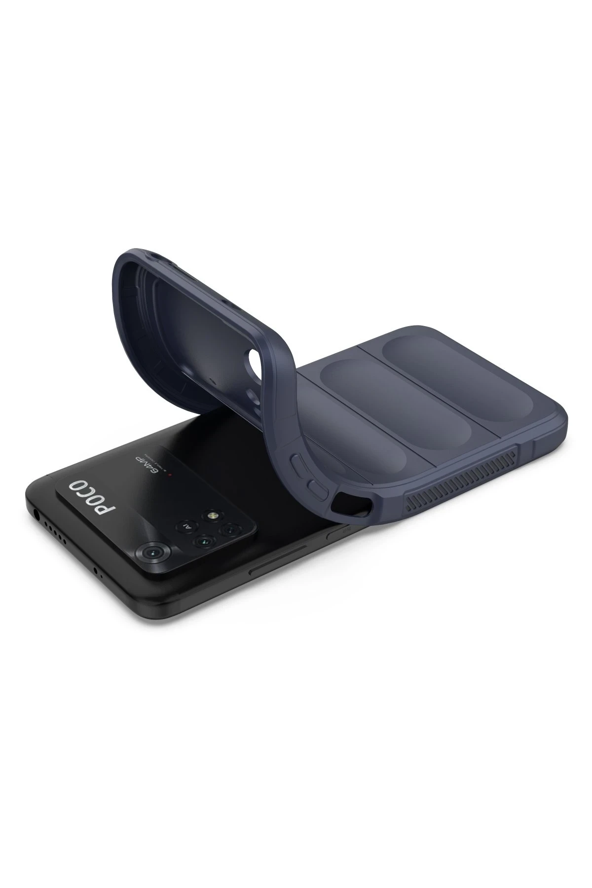 Newface Xiaomi Poco M4 Pro 4G Kılıf Optimum Silikon - Lacivert