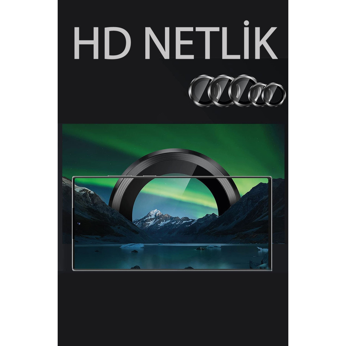 Newface Samsung Galaxy A34 5G Valdez Metal Kamera Lens - Siyah — görsel 8