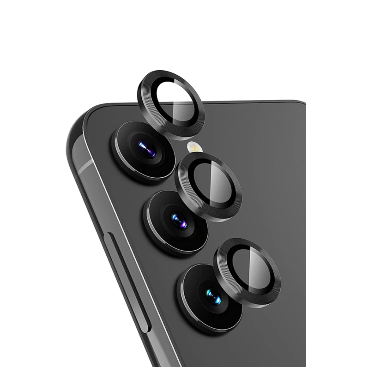 Newface Samsung Galaxy A25 5G Valdez Metal Kamera Lens - Siyah — görsel 4